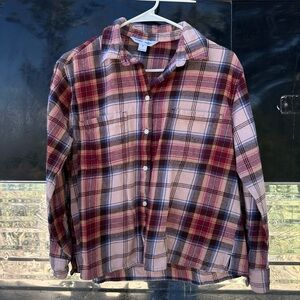 Old Navy Plaid Button Down Medium